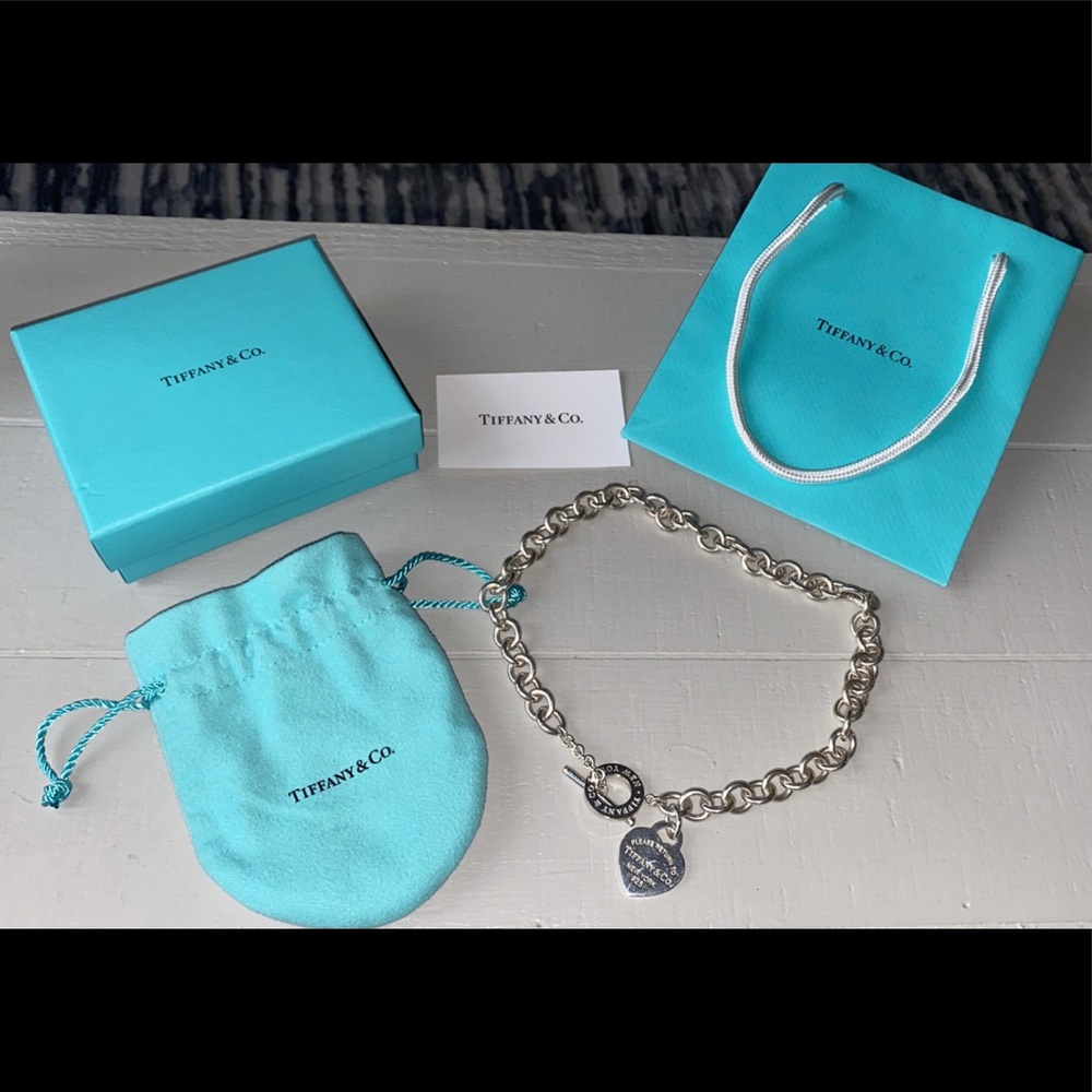 Tiffany and Co Heart Toggle Necklace